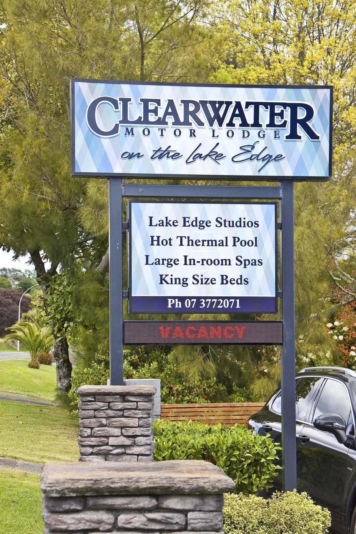 Clearwater Motor Lodge Lago Lago Taupo Exterior foto